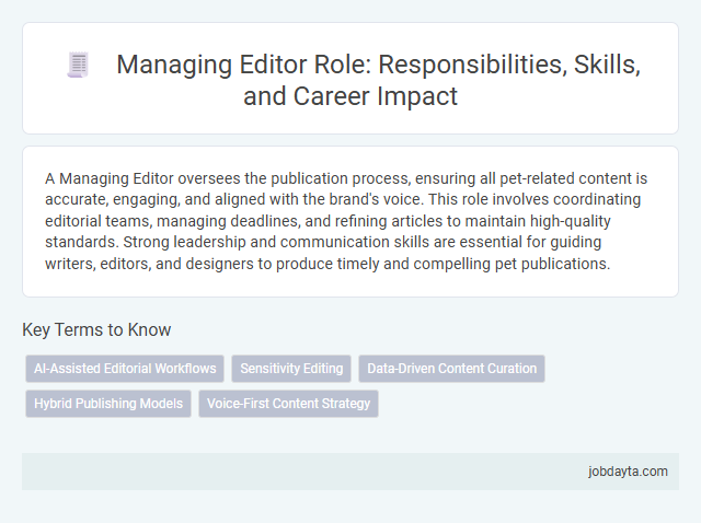 Managing Editor Role: Responsibilities, Skills, and Career Impact