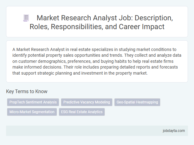 Market Research Analyst Job: Description, Roles, Responsibilities, and Career Impact
