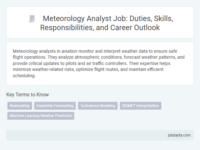 Meteorology Analyst Job: Duties, Skills, Responsibilities, and Career Outlook