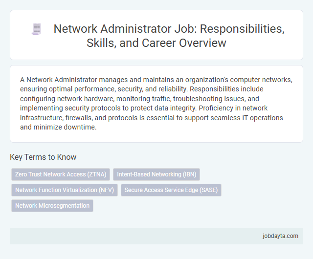 Network Administrator Job: Responsibilities, Skills, and Career Overview