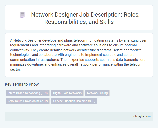 Network Designer Job Description: Roles, Responsibilities, and Skills