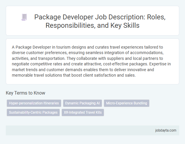 Package Developer Job Description: Roles, Responsibilities, and Key Skills