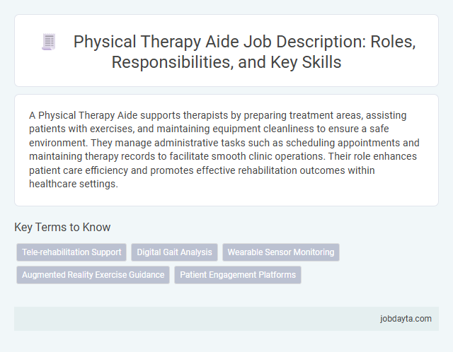 Physical Therapy Aide Job Description: Roles, Responsibilities, and Key Skills