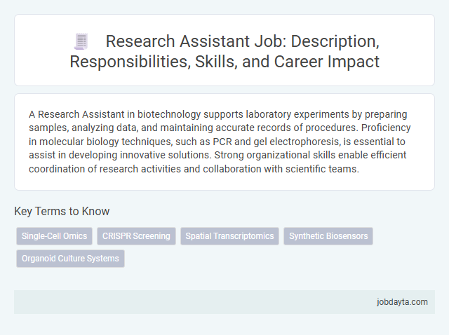 Research Assistant Job: Description, Responsibilities, Skills, and Career Impact