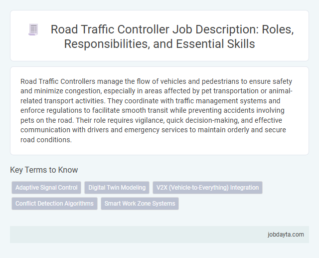 Road Traffic Controller Job Description: Roles, Responsibilities, and Essential Skills