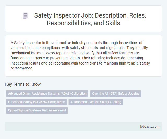 Safety Inspector Job: Description, Roles, Responsibilities, and Skills