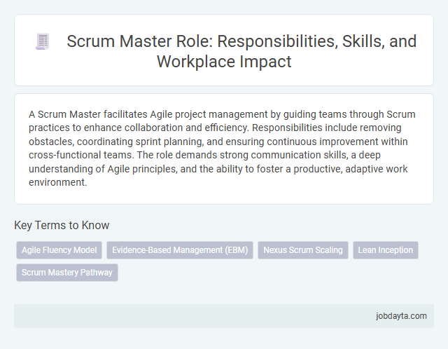 Scrum Master Role: Responsibilities, Skills, and Workplace Impact