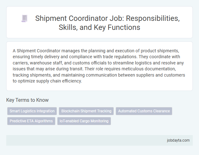 Shipment Coordinator Job: Responsibilities, Skills, and Key Functions