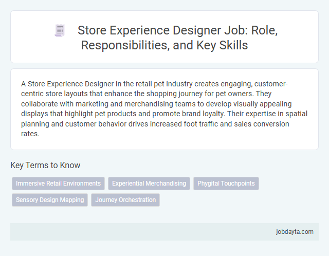 Store Experience Designer Job: Role, Responsibilities, and Key Skills