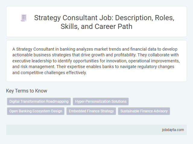 Strategy Consultant Job: Description, Roles, Skills, and Career Path