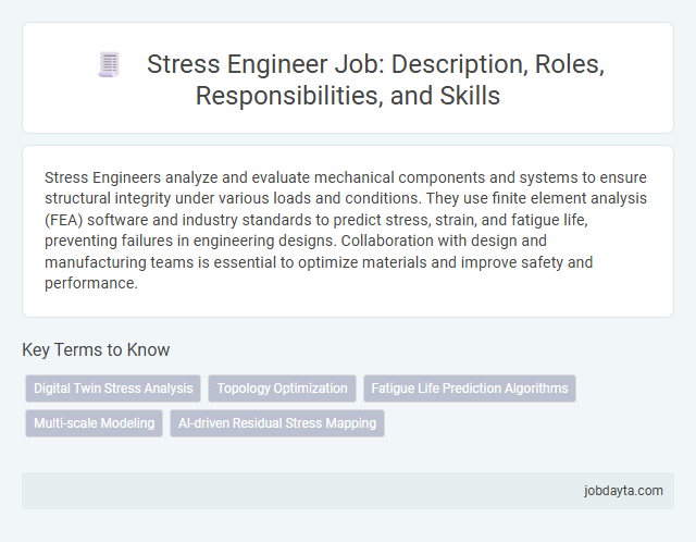 Stress Engineer Job: Description, Roles, Responsibilities, and Skills