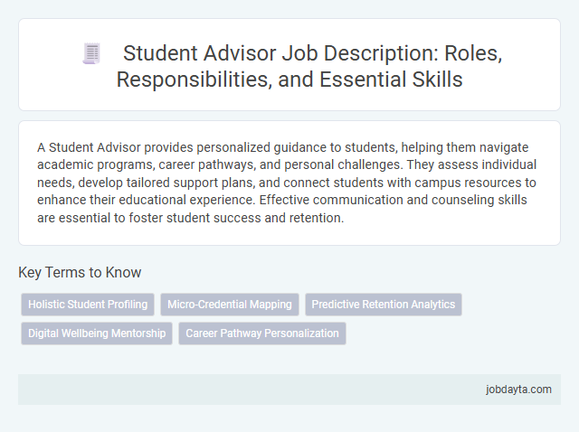 Student Advisor Job Description: Roles, Responsibilities, and Essential Skills