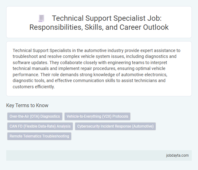 Technical Support Specialist Job: Responsibilities, Skills, and Career Outlook