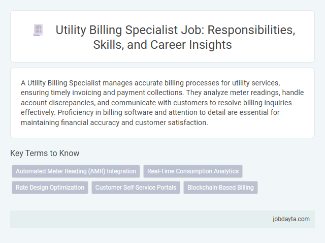 Utility Billing Specialist Job: Responsibilities, Skills, and Career Insights