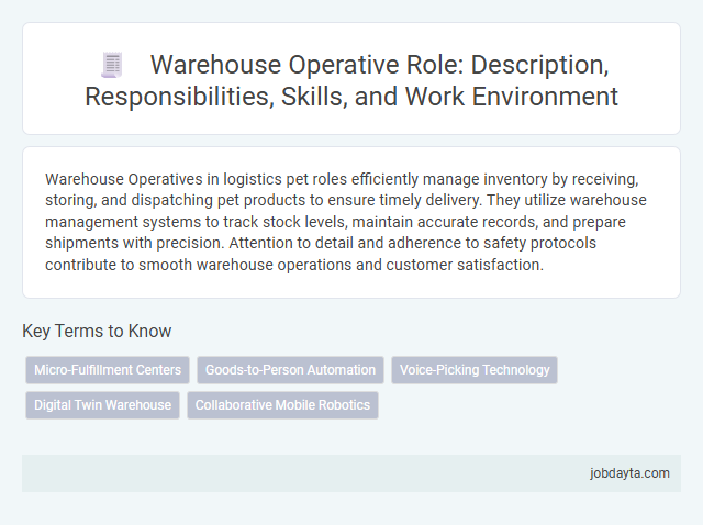 Warehouse Operative Role: Description, Responsibilities, Skills, and Work Environment