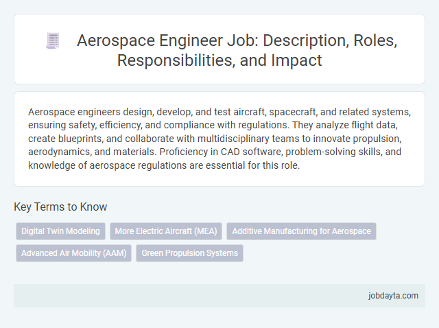 Aerospace Engineer Job: Description, Roles, Responsibilities, and Impact