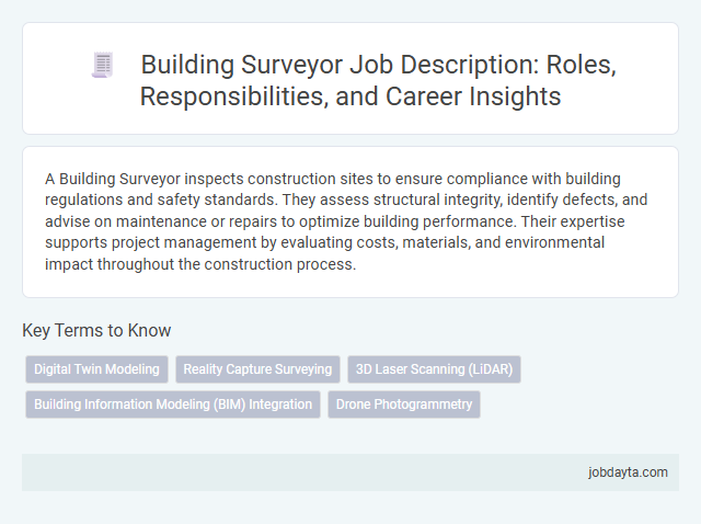Building Surveyor Job Description: Roles, Responsibilities, and Career Insights