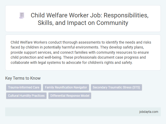 Child Welfare Worker Job: Responsibilities, Skills, and Impact on Community