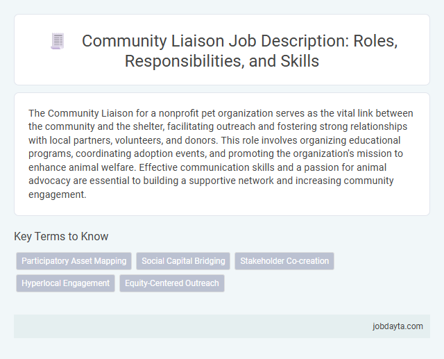 Community Liaison Job Description: Roles, Responsibilities, and Skills