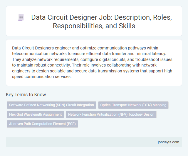 Data Circuit Designer Job: Description, Roles, Responsibilities, and Skills
