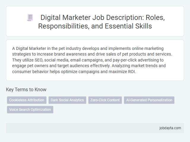 Digital Marketer Job Description: Roles, Responsibilities, and Essential Skills