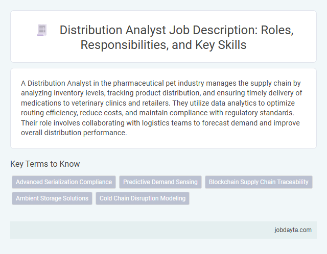 Distribution Analyst Job Description: Roles, Responsibilities, and Key Skills