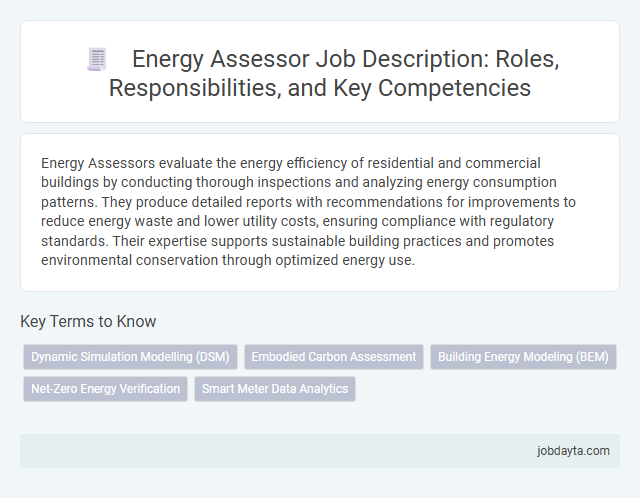 Energy Assessor Job Description: Roles, Responsibilities, and Key Competencies