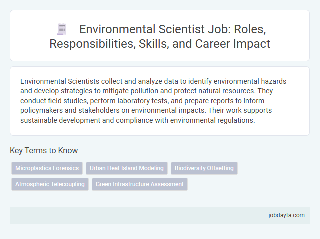 Environmental Scientist Job: Roles, Responsibilities, Skills, and Career Impact