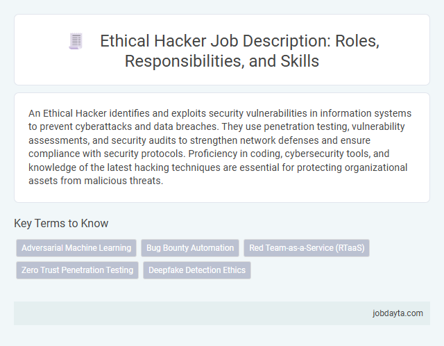 Ethical Hacker Job Description: Roles, Responsibilities, and Skills