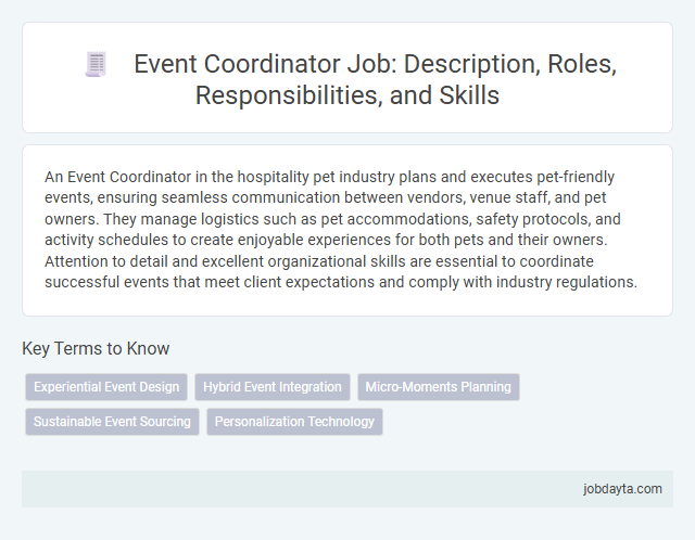 Event Coordinator Job: Description, Roles, Responsibilities, and Skills