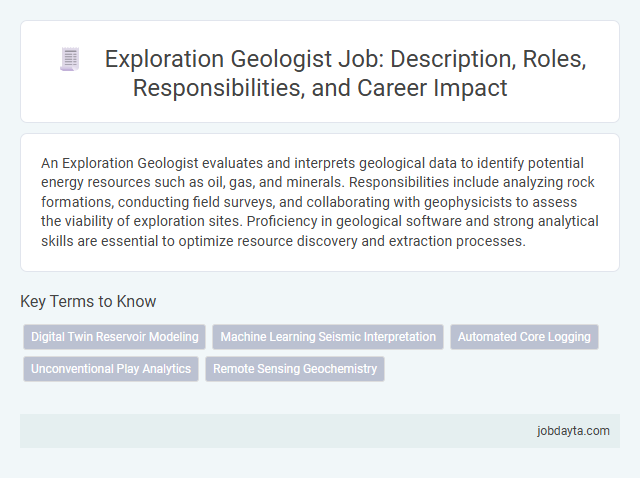 Exploration Geologist Job: Description, Roles, Responsibilities, and Career Impact