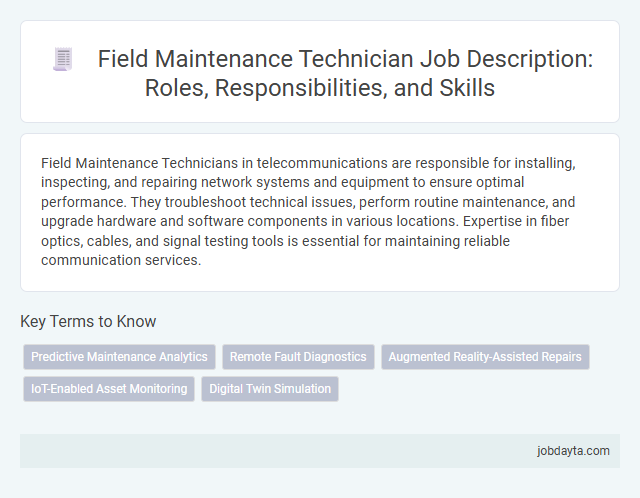 Field Maintenance Technician Job Description: Roles, Responsibilities, and Skills