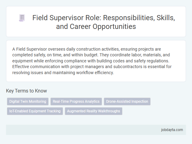 Field Supervisor Role: Responsibilities, Skills, and Career Opportunities