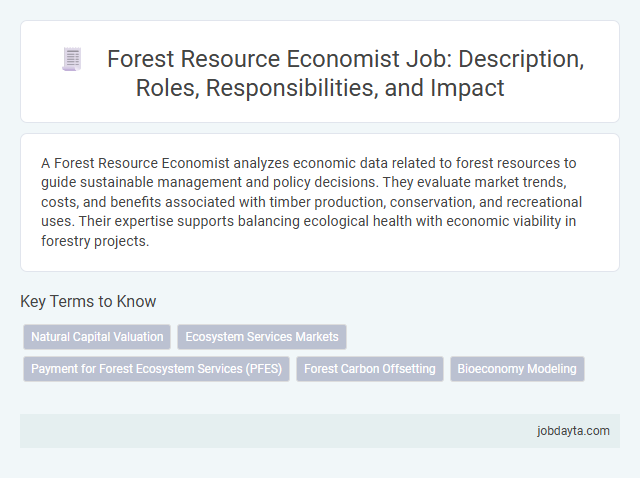 Forest Resource Economist Job: Description, Roles, Responsibilities, and Impact