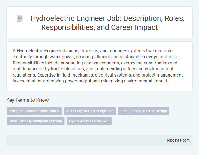 Hydroelectric Engineer Job: Description, Roles, Responsibilities, and Career Impact