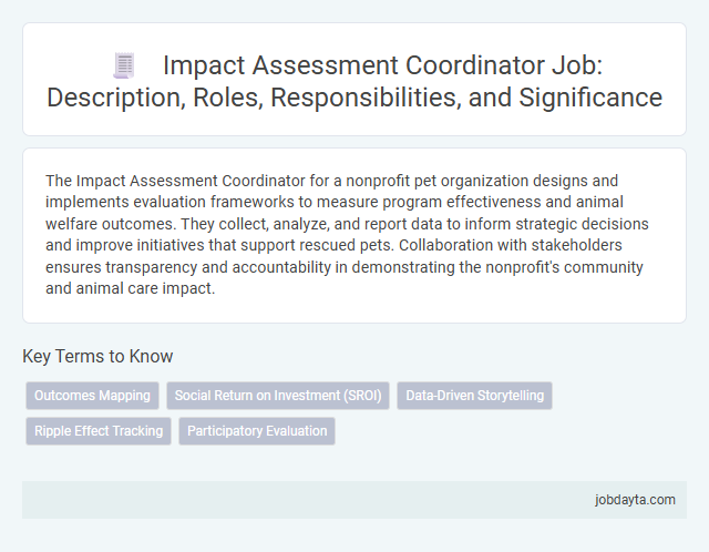 Impact Assessment Coordinator Job: Description, Roles, Responsibilities, and Significance