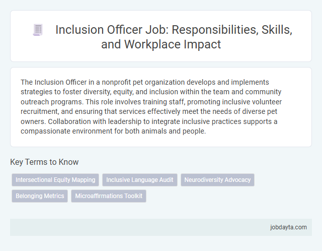 Inclusion Officer Job: Responsibilities, Skills, and Workplace Impact
