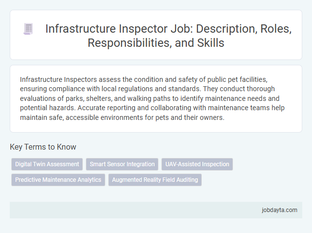 Infrastructure Inspector Job: Description, Roles, Responsibilities, and Skills