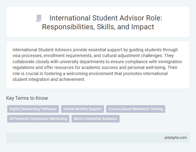 International Student Advisor Role: Responsibilities, Skills, and Impact