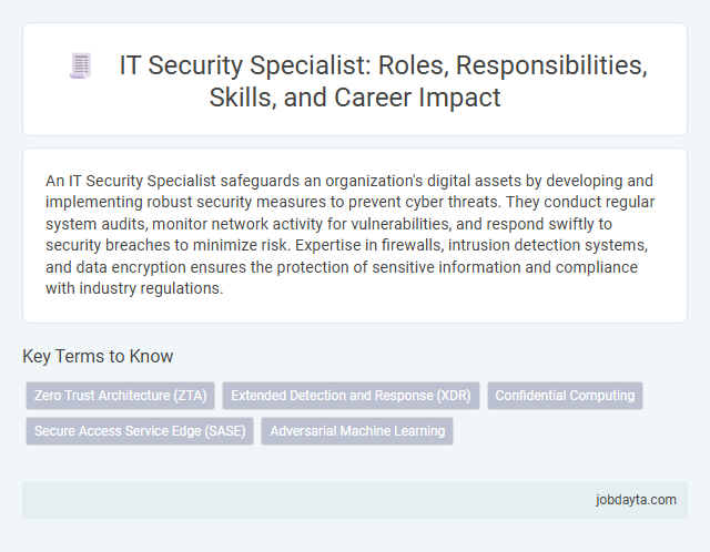 IT Security Specialist: Roles, Responsibilities, Skills, and Career Impact