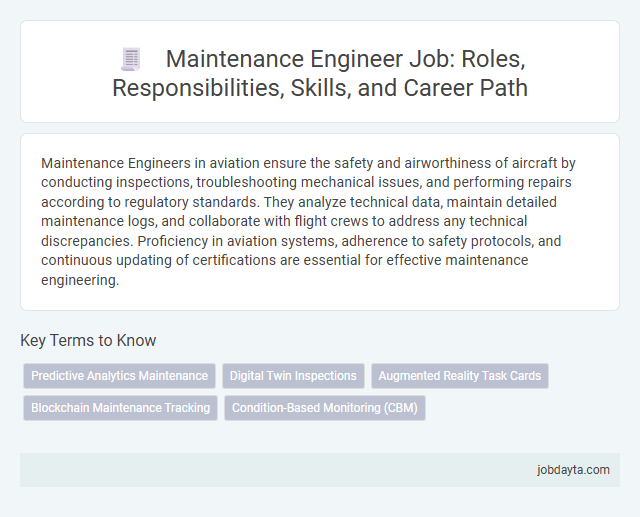 Maintenance Engineer Job: Roles, Responsibilities, Skills, and Career Path