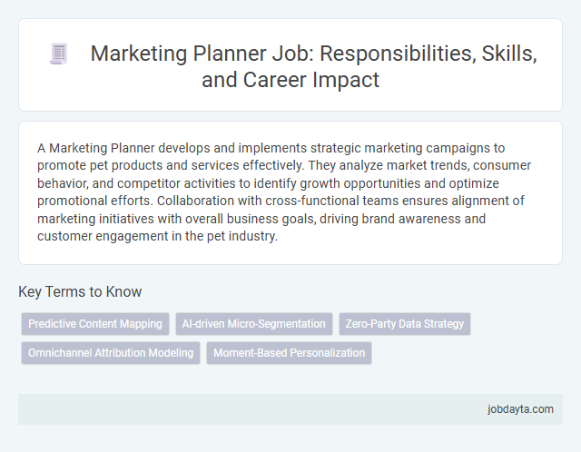 Marketing Planner Job: Responsibilities, Skills, and Career Impact