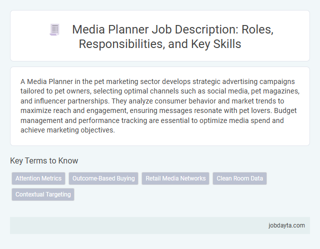 Media Planner Job Description: Roles, Responsibilities, and Key Skills
