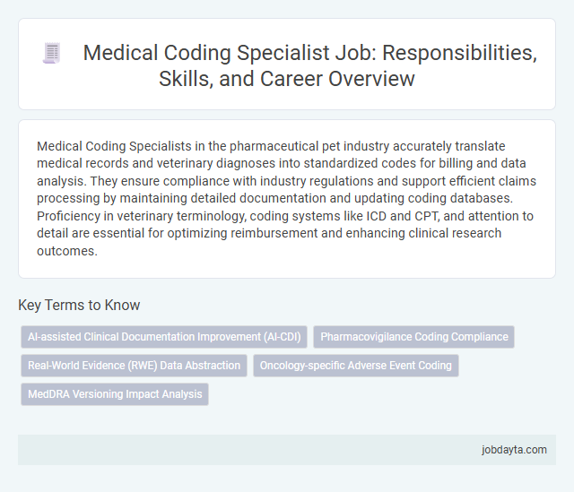 Medical Coding Specialist Job: Responsibilities, Skills, and Career Overview