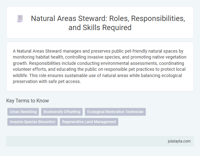Natural Areas Steward: Roles, Responsibilities, and Skills Required