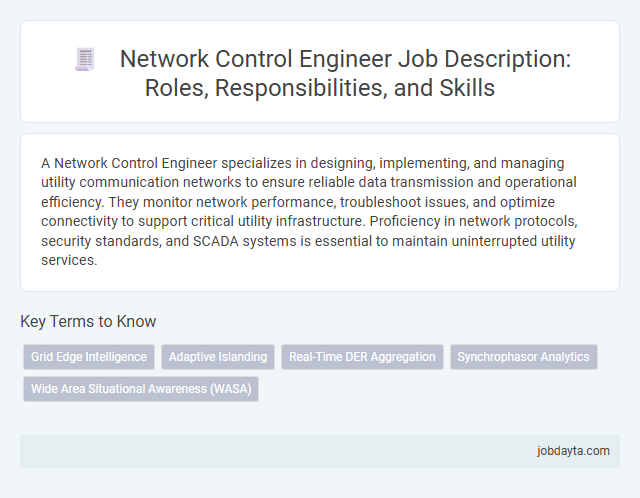 Network Control Engineer Job Description: Roles, Responsibilities, and Skills