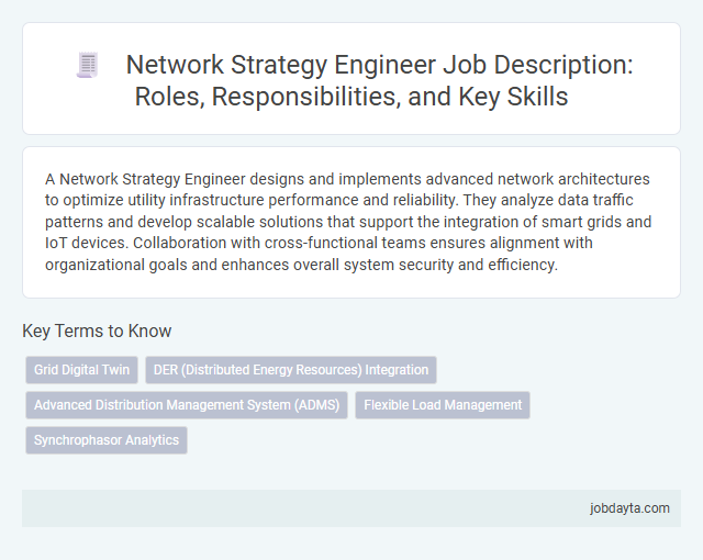 Network Strategy Engineer Job Description: Roles, Responsibilities, and Key Skills