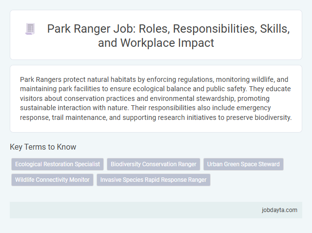 Park Ranger Job: Roles, Responsibilities, Skills, and Workplace Impact