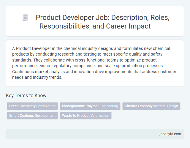 Product Developer Job: Description, Roles, Responsibilities, and Career Impact