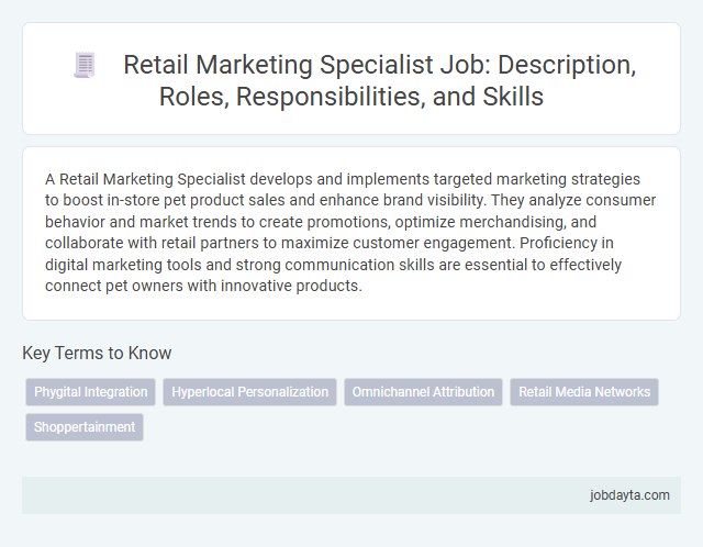 Retail Marketing Specialist Job: Description, Roles, Responsibilities, and Skills
